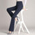 Slanke Uitlopende High Waist Broek