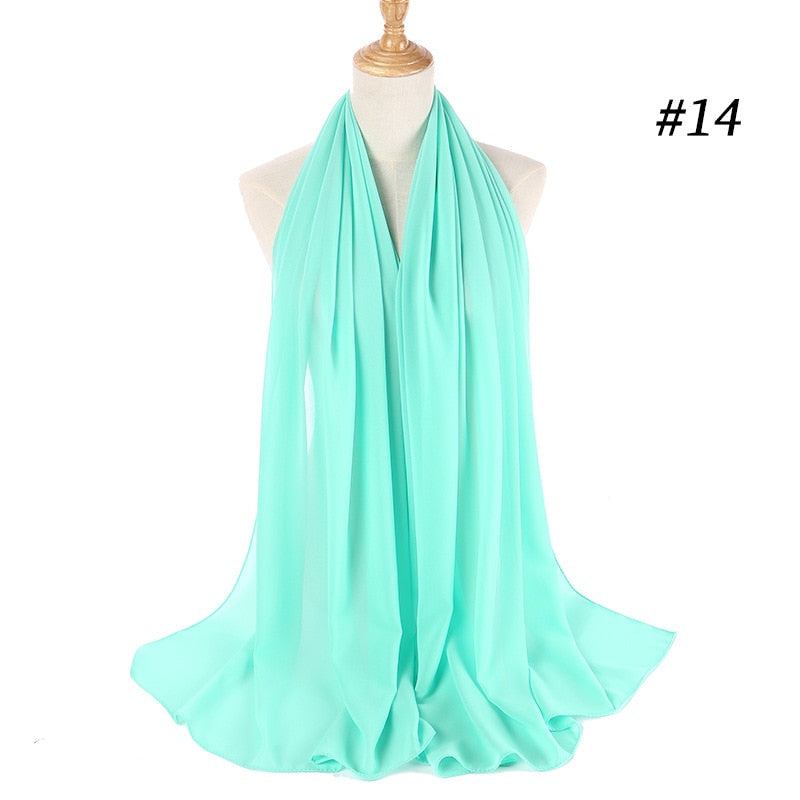 Chiffon Hijab Hoofdband