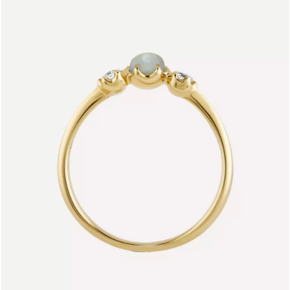 Maansteen Parel Ring