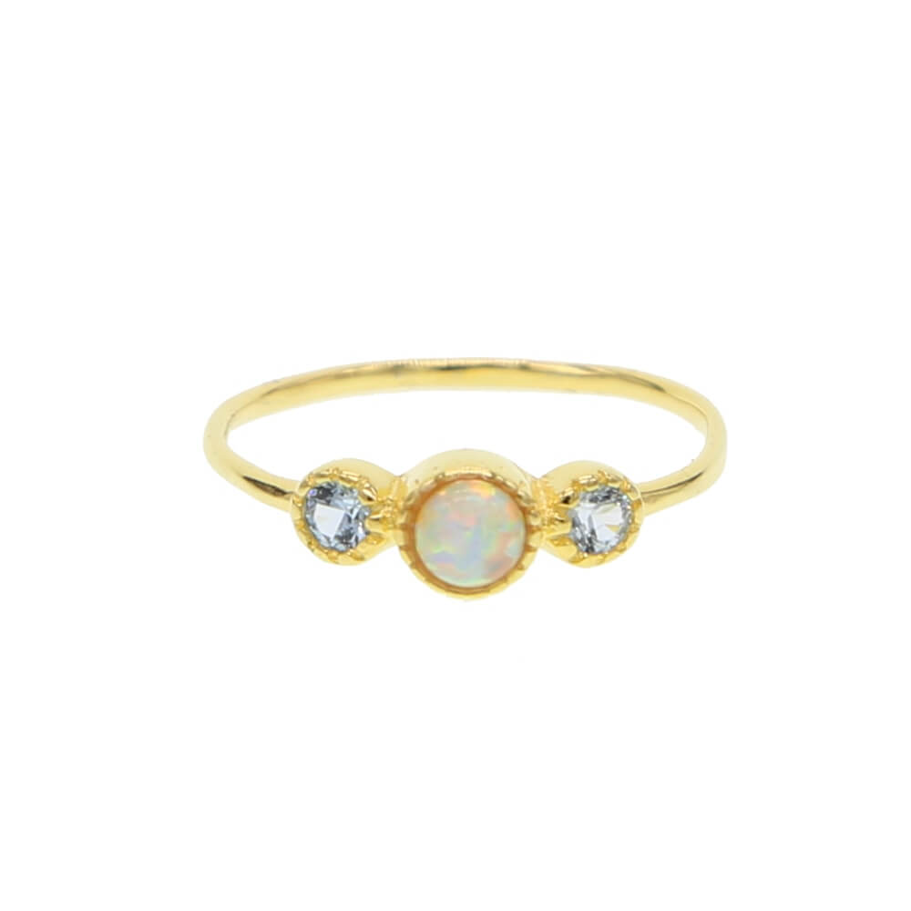 Maansteen Parel Ring