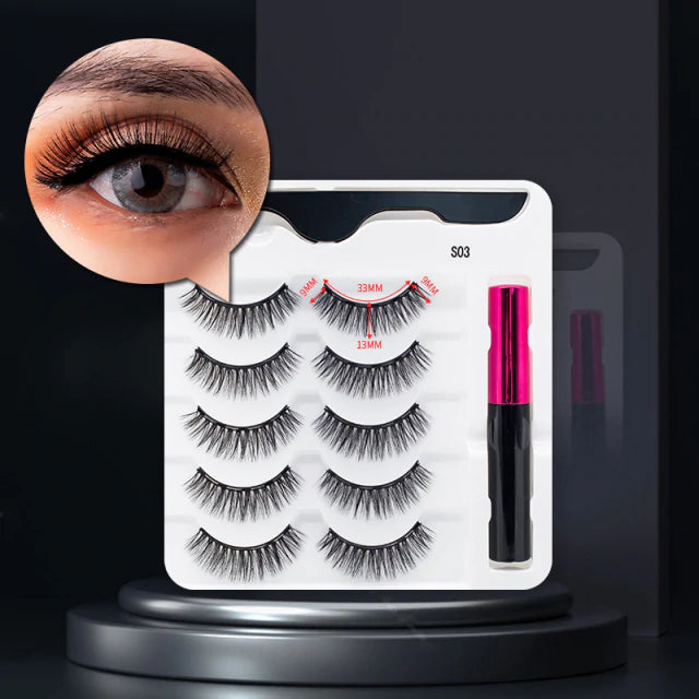 Magnetische Valse Wimpers en Eyeliner Set