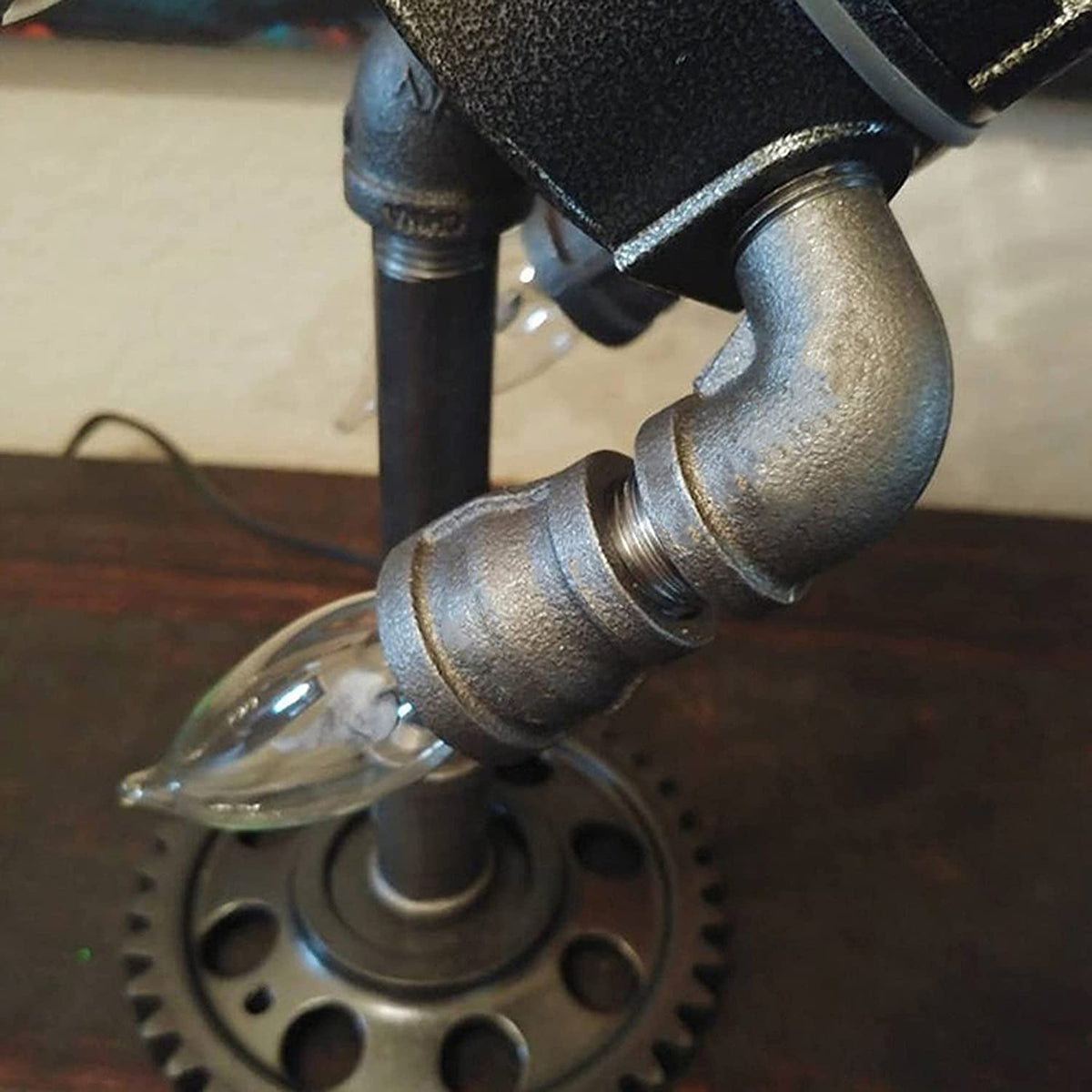 Steampunk Raket Lamp