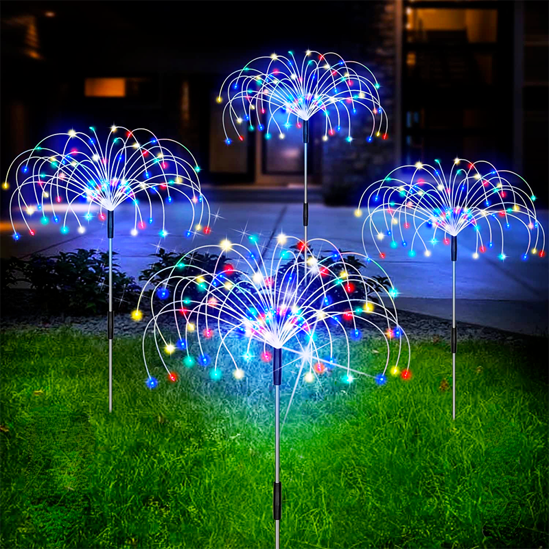 Waterdichte Zonne Garden Vuurwerk Lamp