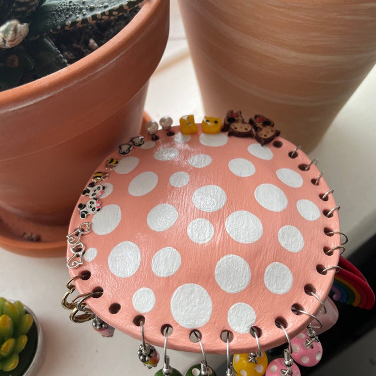 Paddestoel juwelen houder