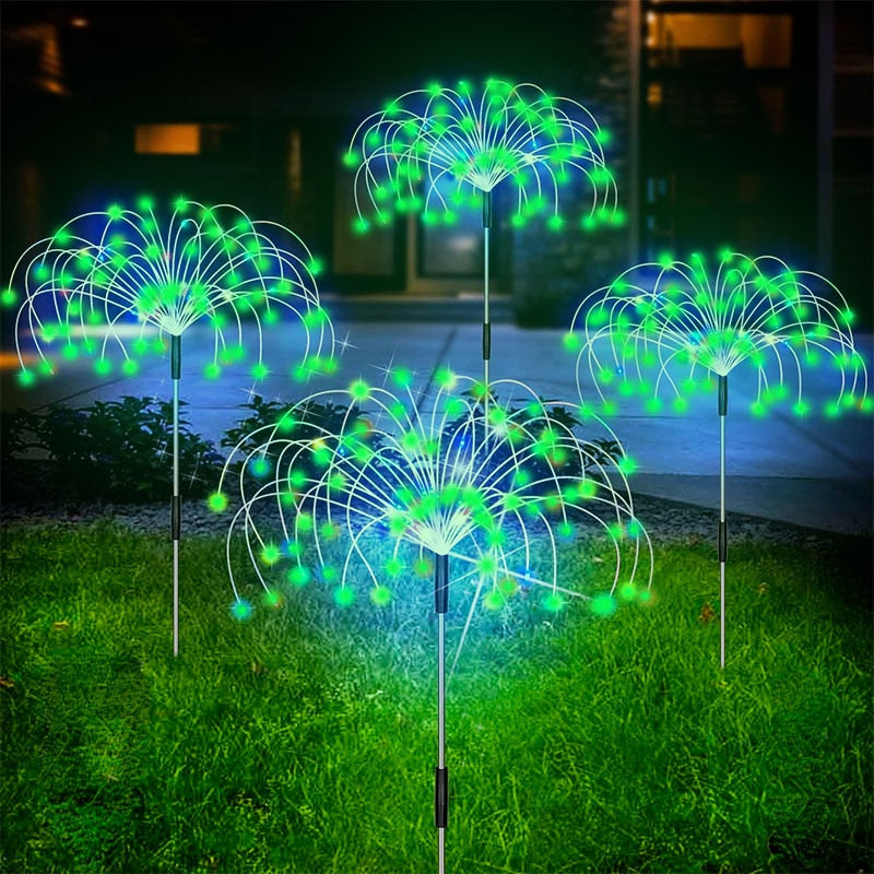 Waterdichte Zonne Garden Vuurwerk Lamp