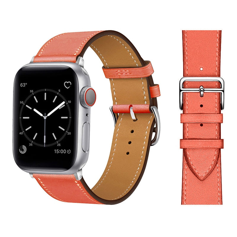 Apple Watch-riem van synthetisch leer