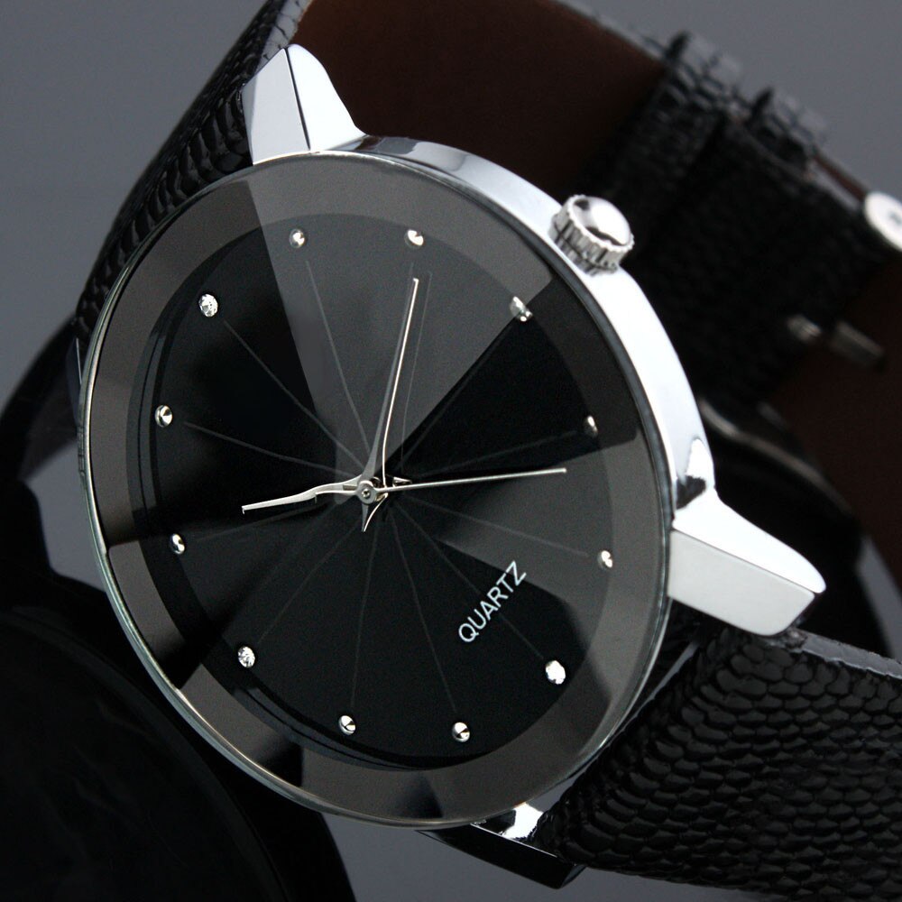 Quartz Heren Leder Horloge
