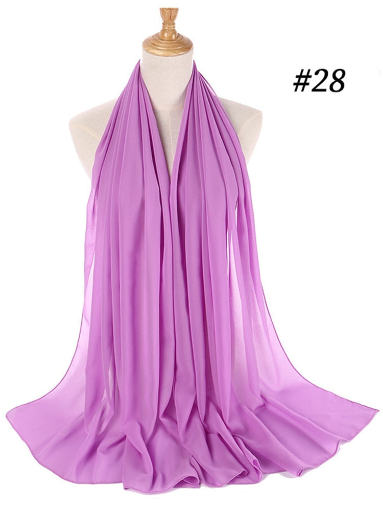 Chiffon Hijab Hoofdband
