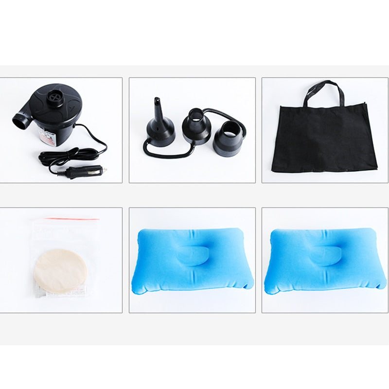 Opblaasbare auto achterbank matras