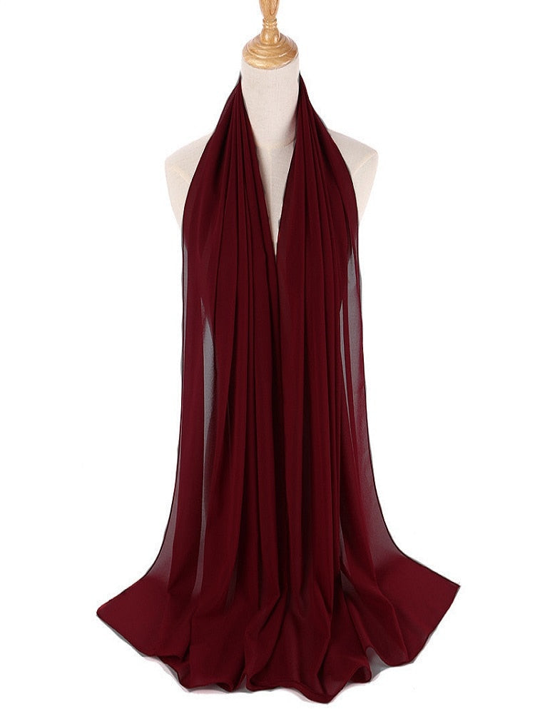 Chiffon Hijab Hoofdband