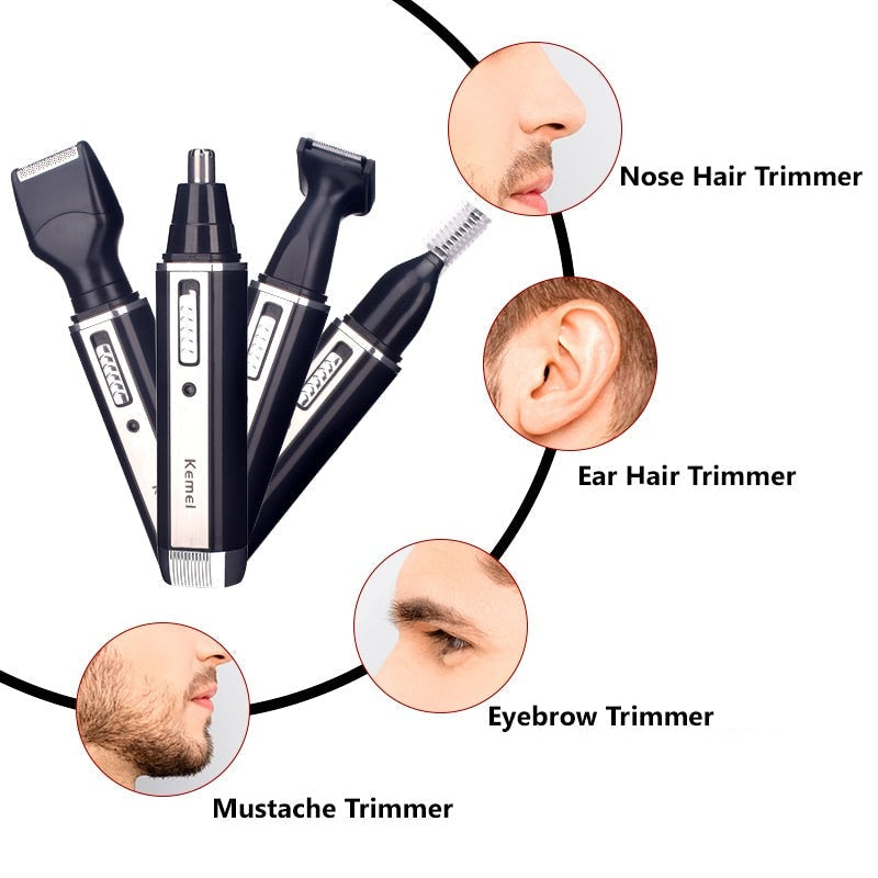 4 in 1 oplaadbare elektrische tondeuse
