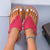 Strand Tassel Sandalen