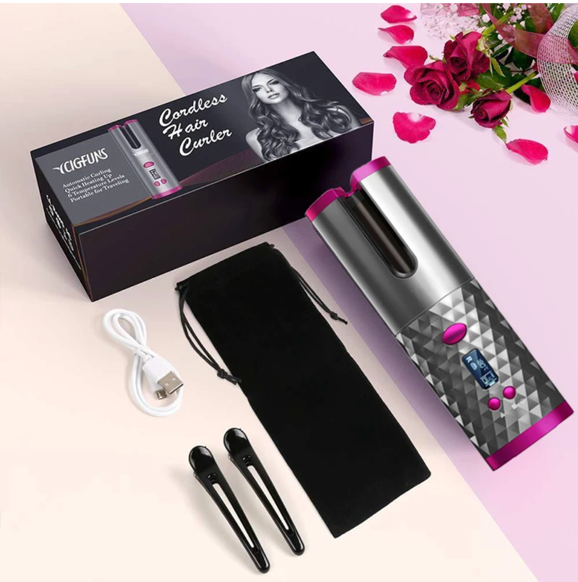 Automatisch Roterende Keramische Haarkruller