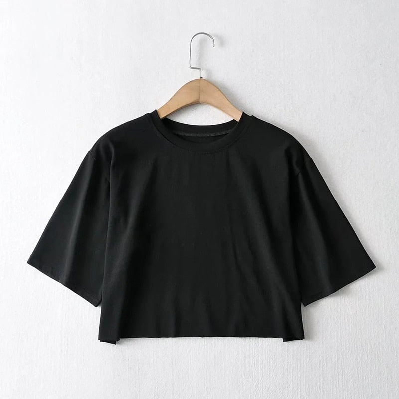 Losse korte top