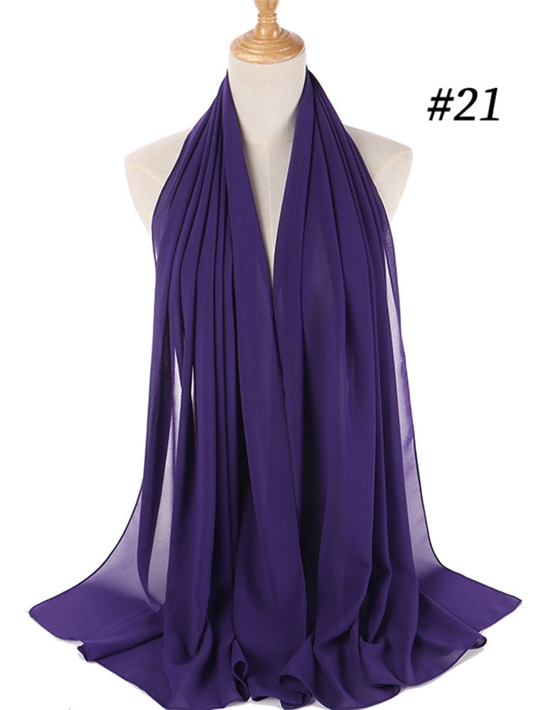 Chiffon Hijab Hoofdband