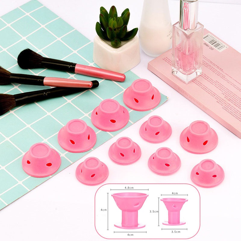 Hitteloze Silicone Haarkrullers (10st)