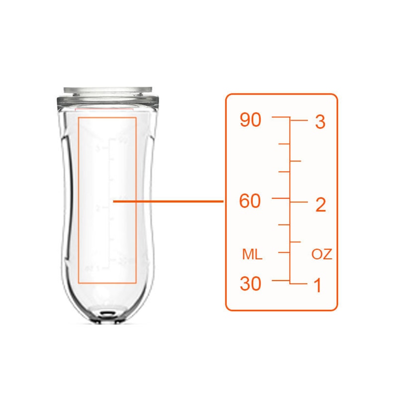 Fleslepel voor babyvoeding