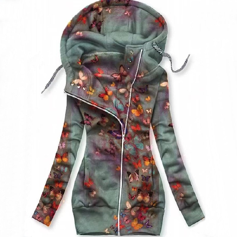 Women&#39;s Vlinder Kunst Vest Sweatshirt