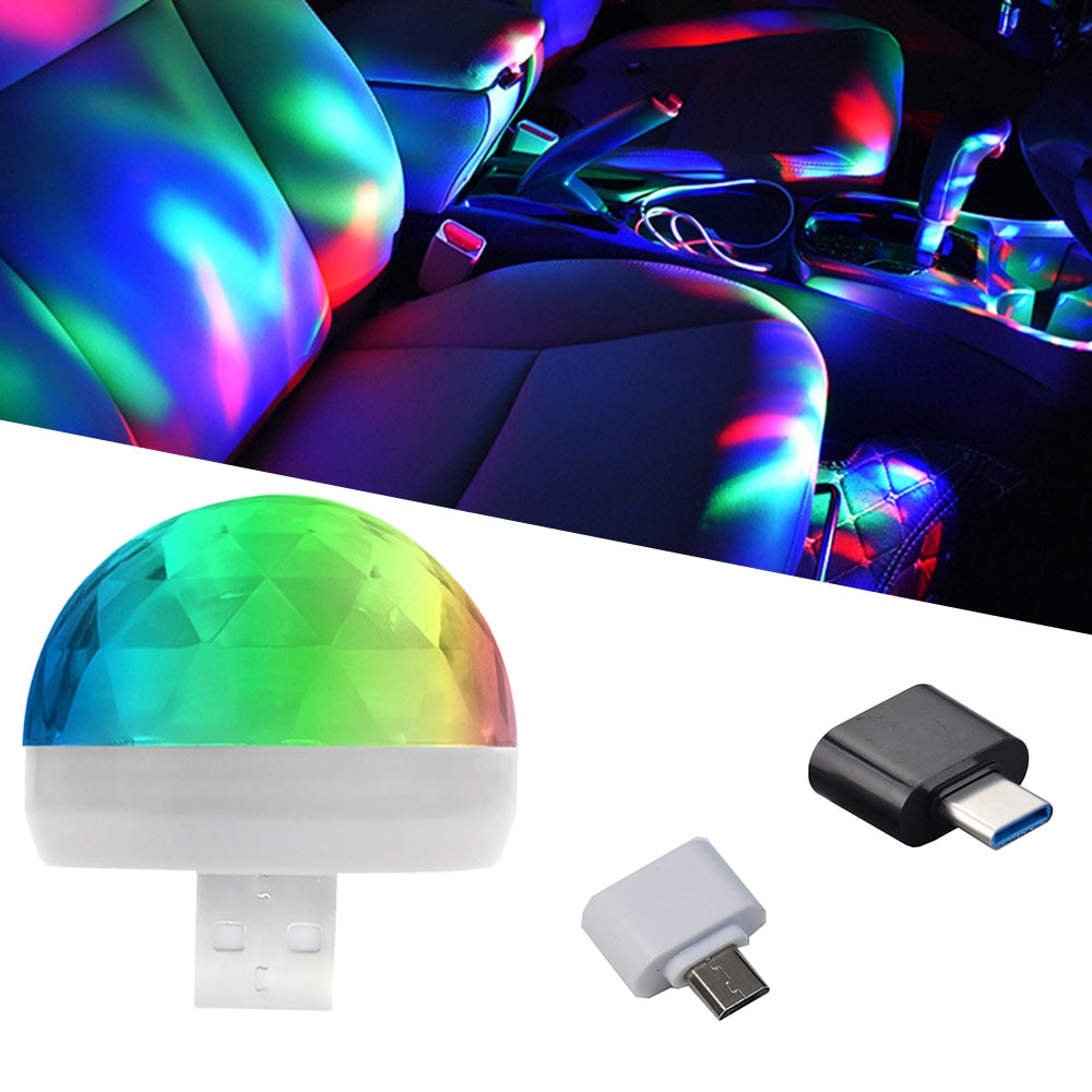 Paddestoel Disco Licht (USB)