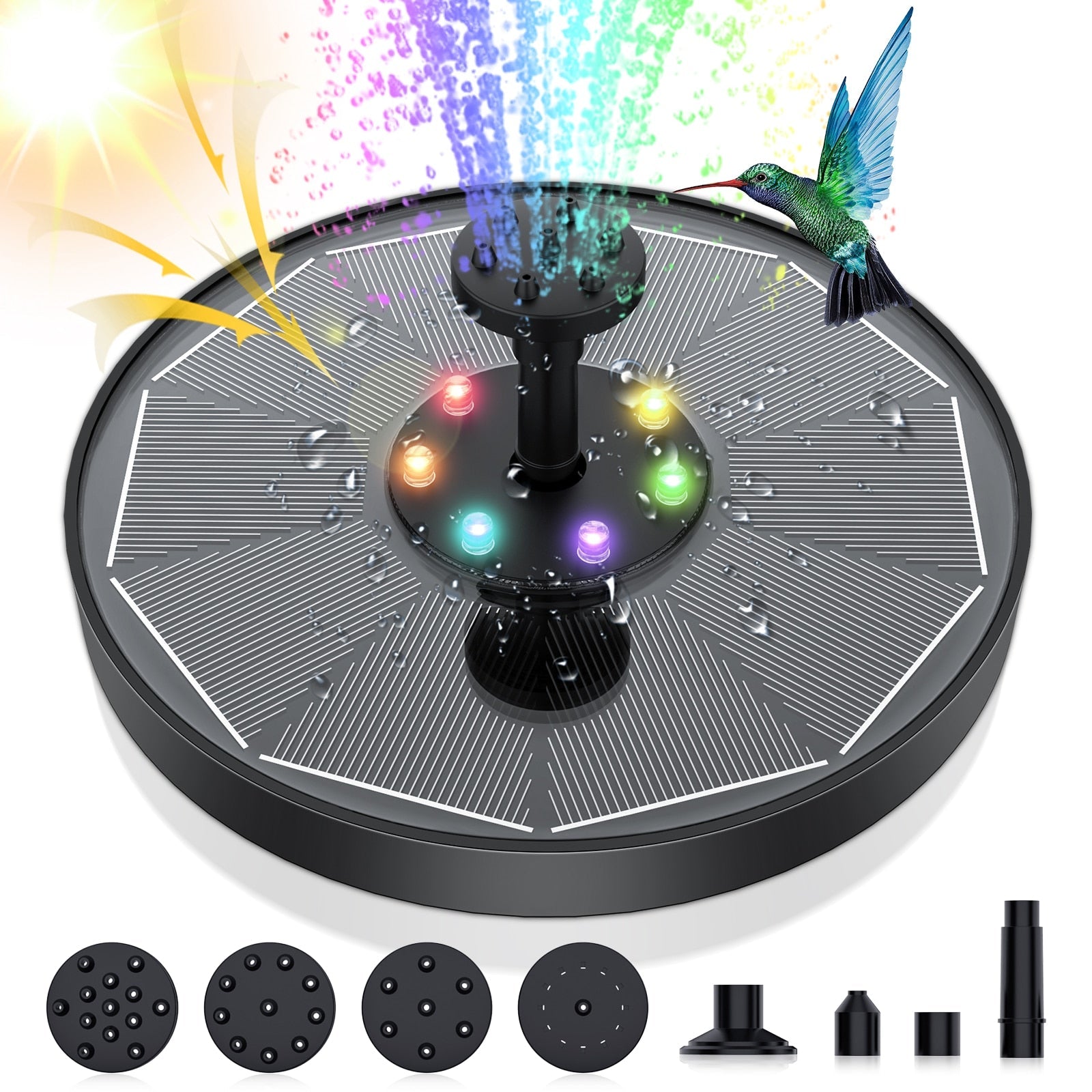 LED Zonne Water Fontein