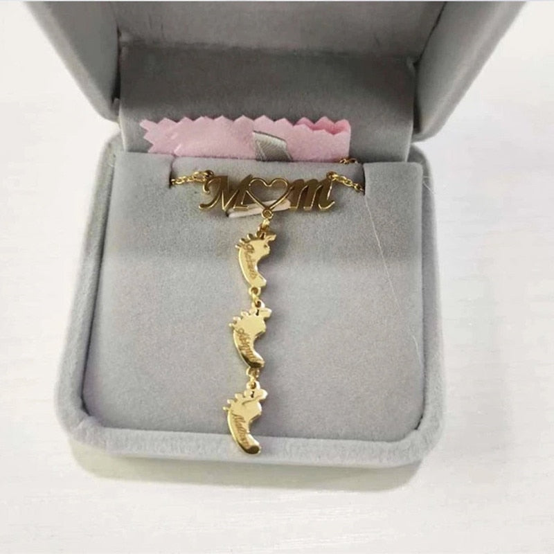 Baby Voeten Moeder Ketting