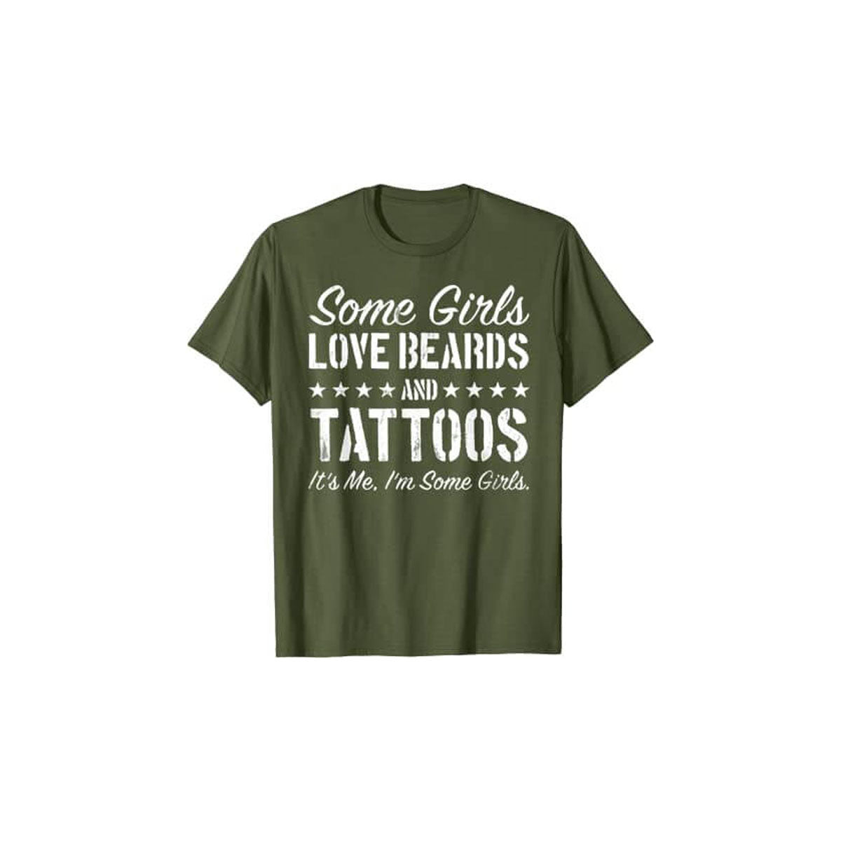 Sommige Meisjes Houden van Baarden en Tatoeages T-Shirt