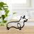 Minimalistische Hond Kunst Sculptuur