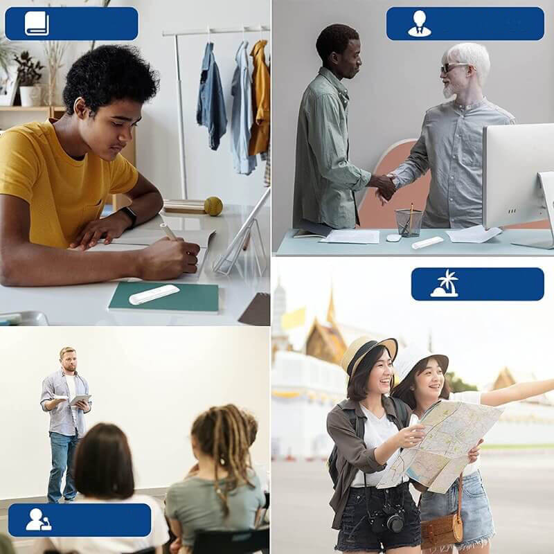 Draagbare slimme vertaler