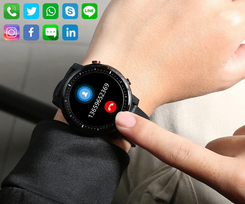 Slim Horloge Fitness Drijver