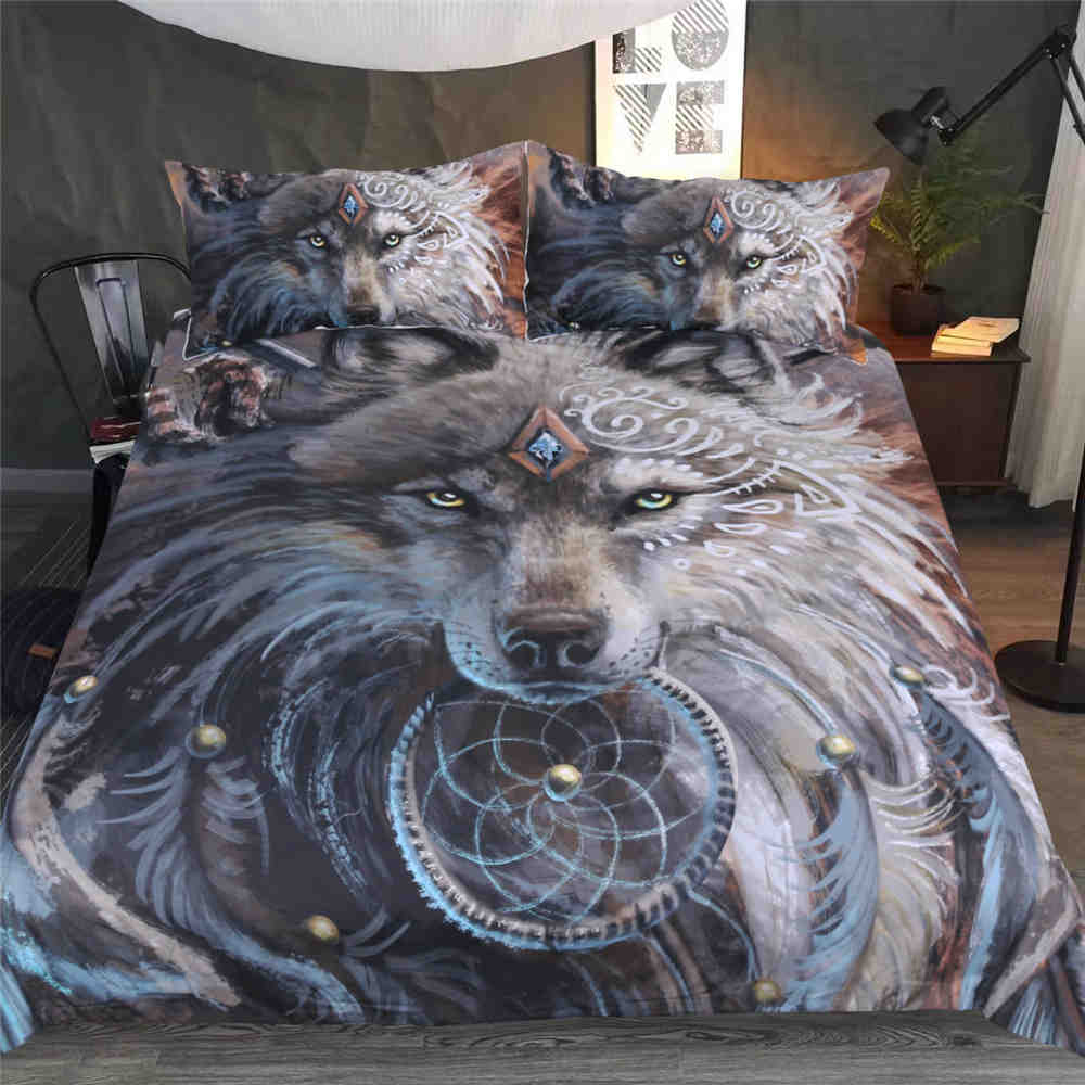 3D WOLF DEKBEDOVERTREK