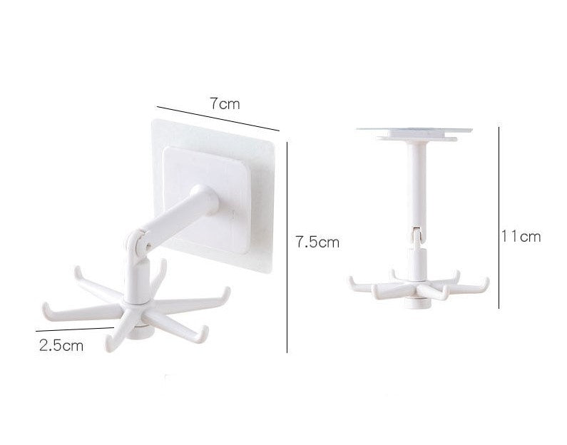 Draaibare keukenhaak