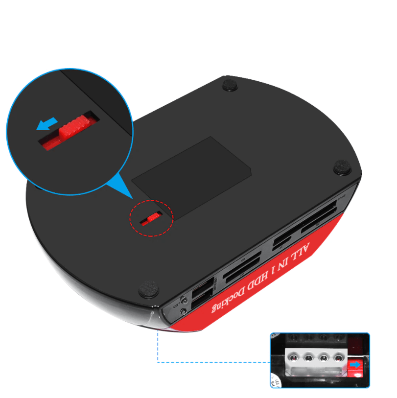 Harde schijf docking station