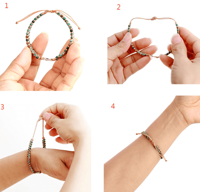 Natuurlijke Amazoniet Hart Armband