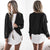 Asymmetrische Kraag Vest
