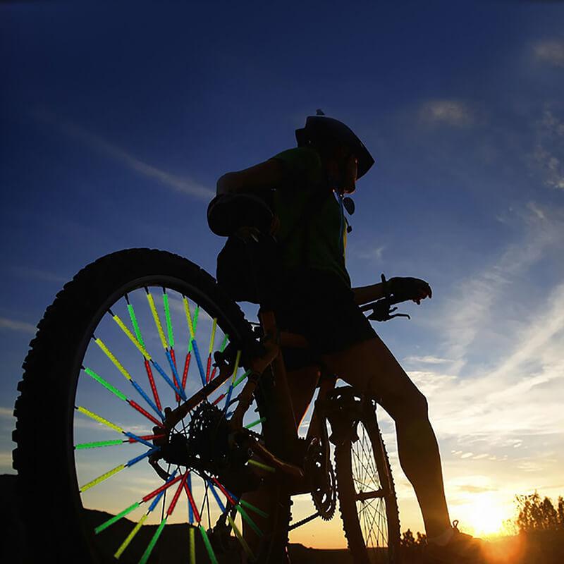 12 stuks fiets wiel Spaak Reflector