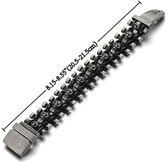 Skelet Biker's Armband