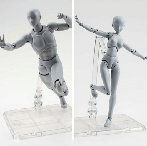 Body Kun & Body Chan Tekenende Mannequin