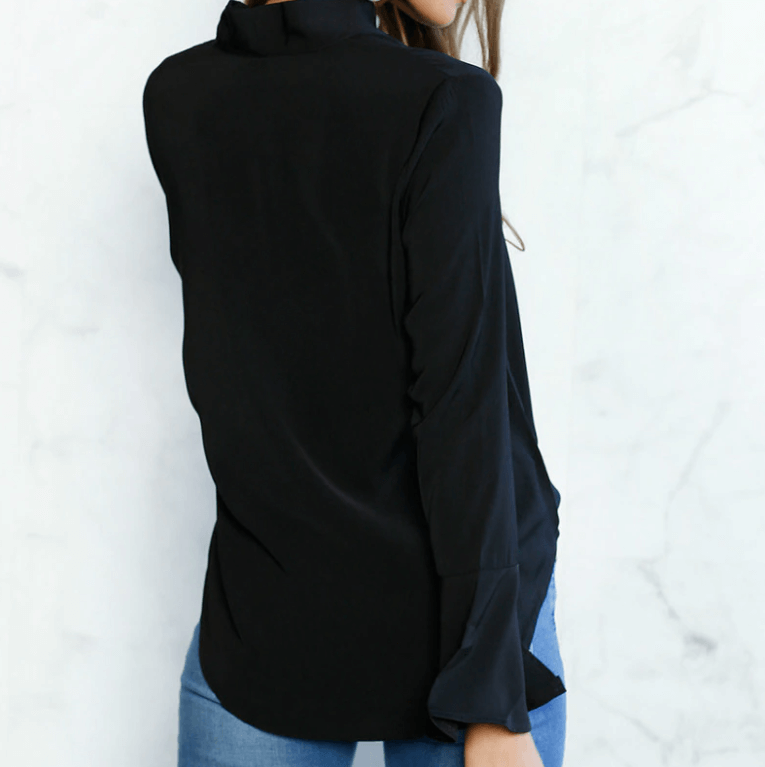 Sexy Strikje Casual Blouse