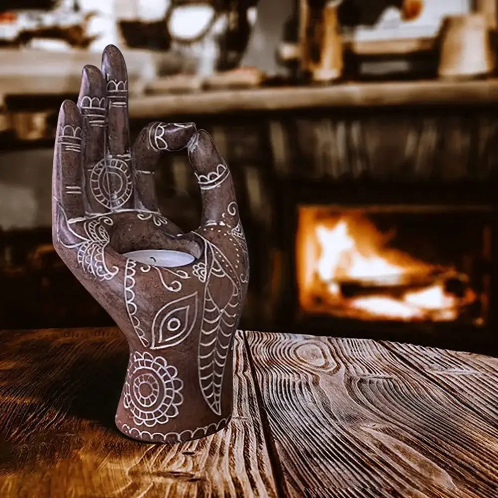 Boeddha Hand Kaarsenhouder