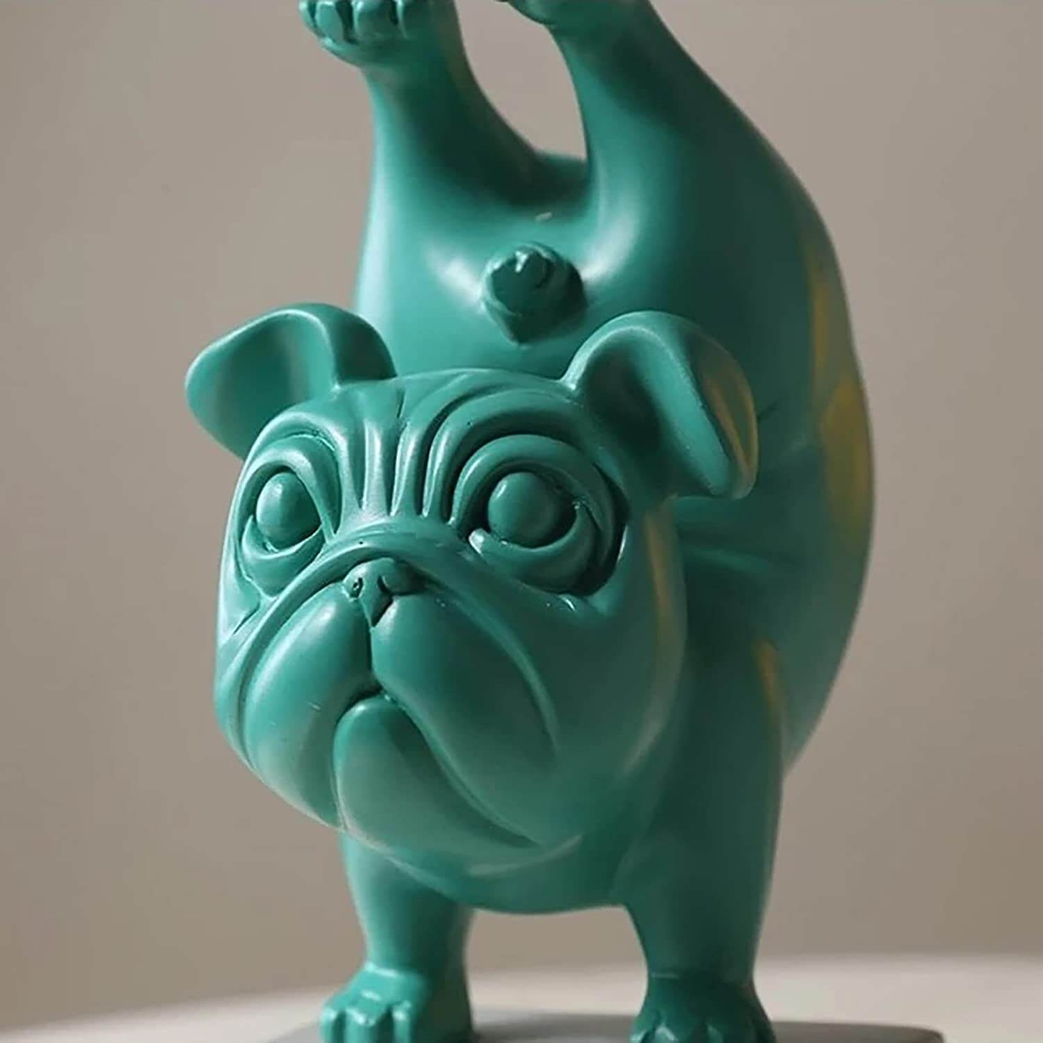 Yoga Bulldog Beeldje