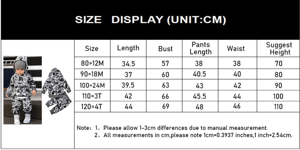 Grijs Camouflage Hoodie en Broeken Set