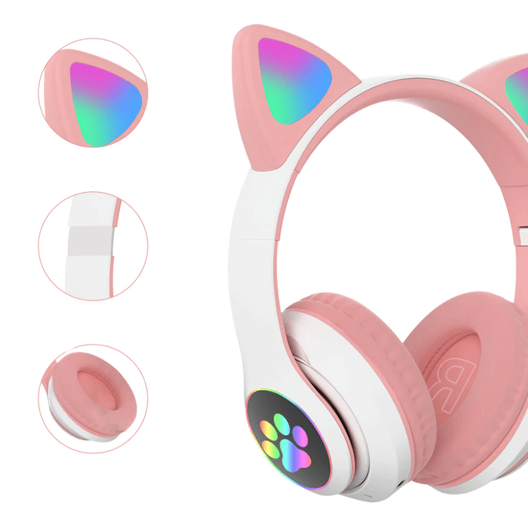 Schattige Kattenoor Bluetooth Koptelefoon