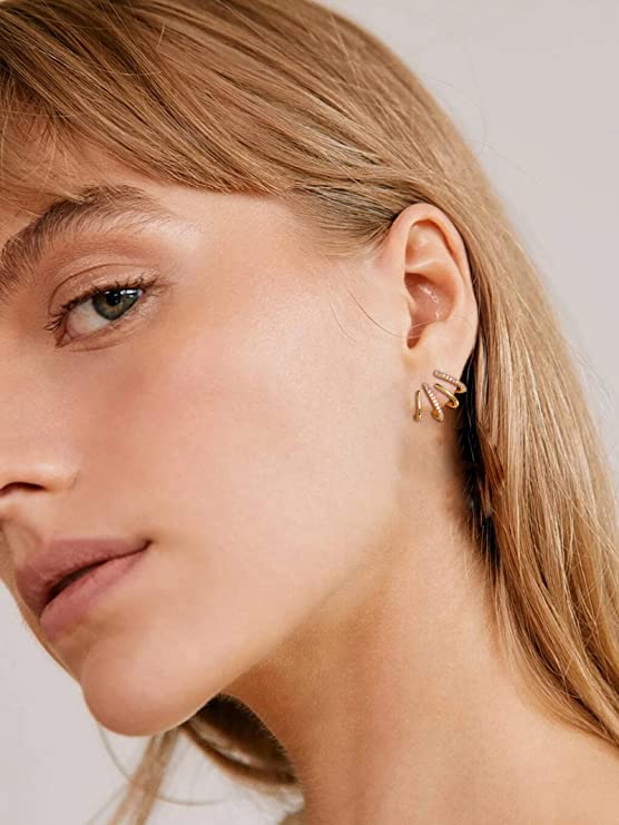 Vier Klauwen Oorbellen