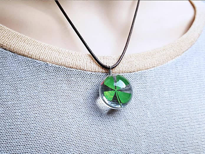 Vierbladige klaver ketting