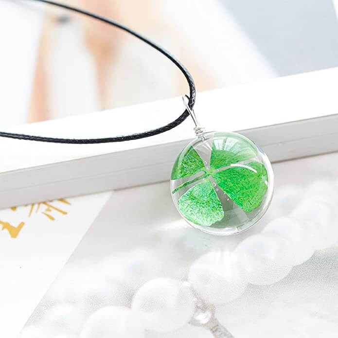 Vierbladige klaver ketting