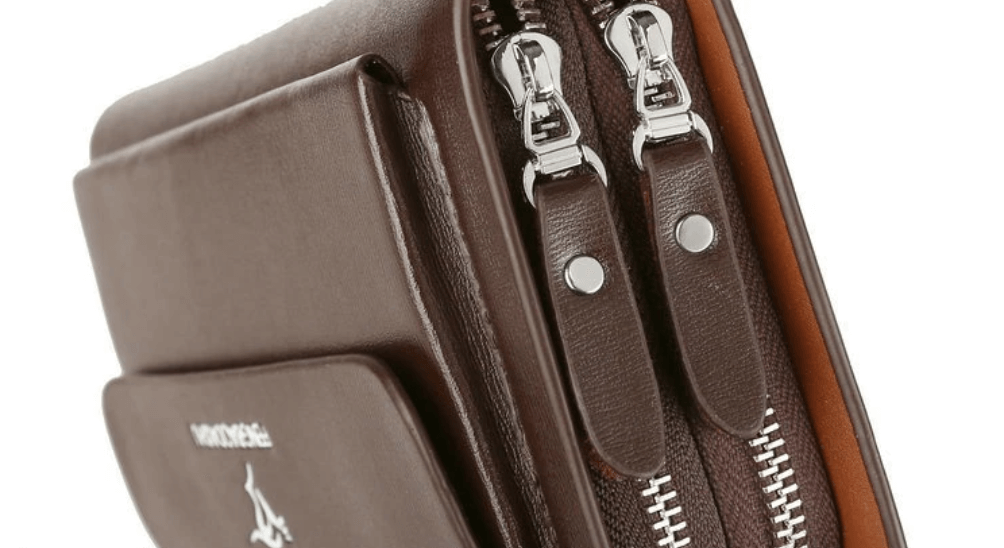 Echt lederen heren koppeltas