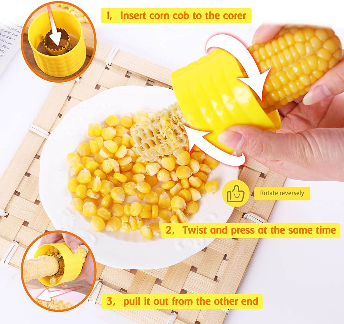 Roestvrij stalen maïs dorsmachine