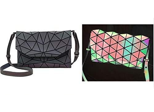 Geometrische Lichtgevende Crossbody Tas