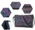 Geometrische Lichtgevende Crossbody Tas