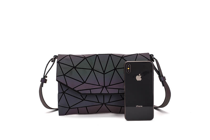 Geometrische Lichtgevende Crossbody Tas